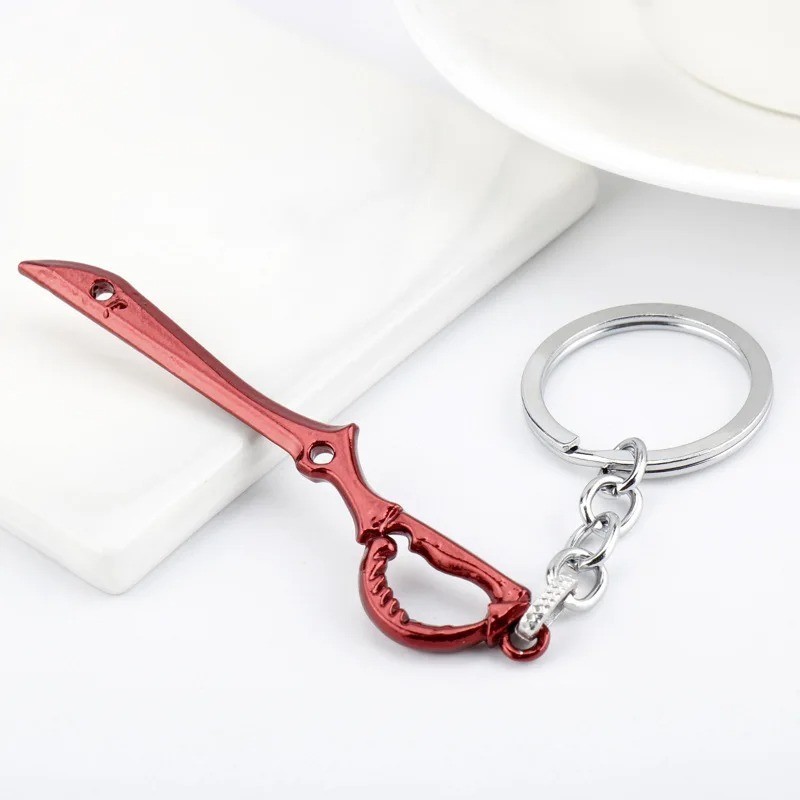 Brand New Kill La Kill Ryuko Matoi Red Scissor Blade Metal Keychain