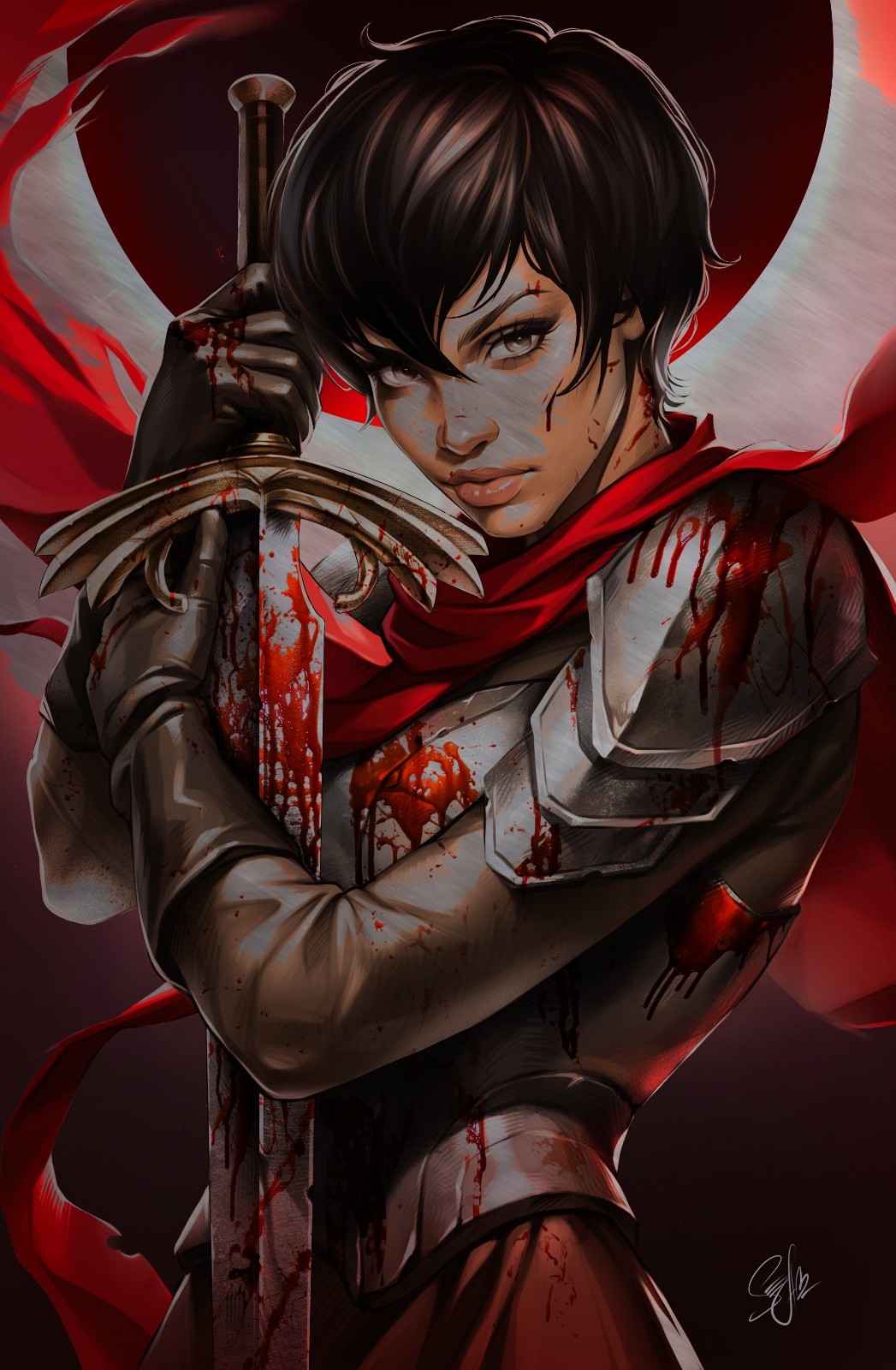 TRIBUTE KENTARO MIURA CREATOR OF BERSERK - KATYA SINYUKHINA COVER C METAL LTD 10