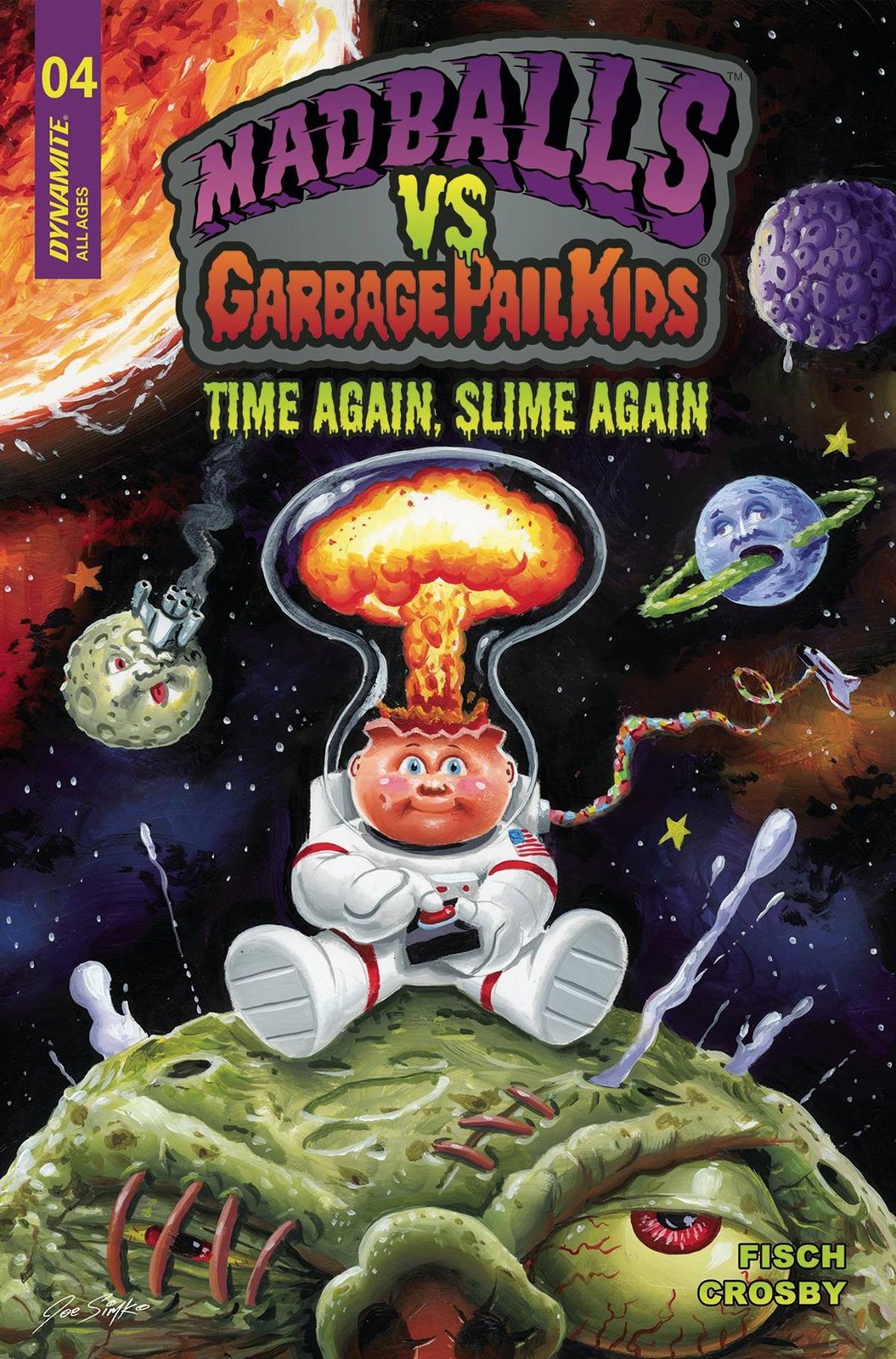 Madballs Vs Garbage Pail Kids Slime Again #4 Cvr A Simko Dynamite Comic Book