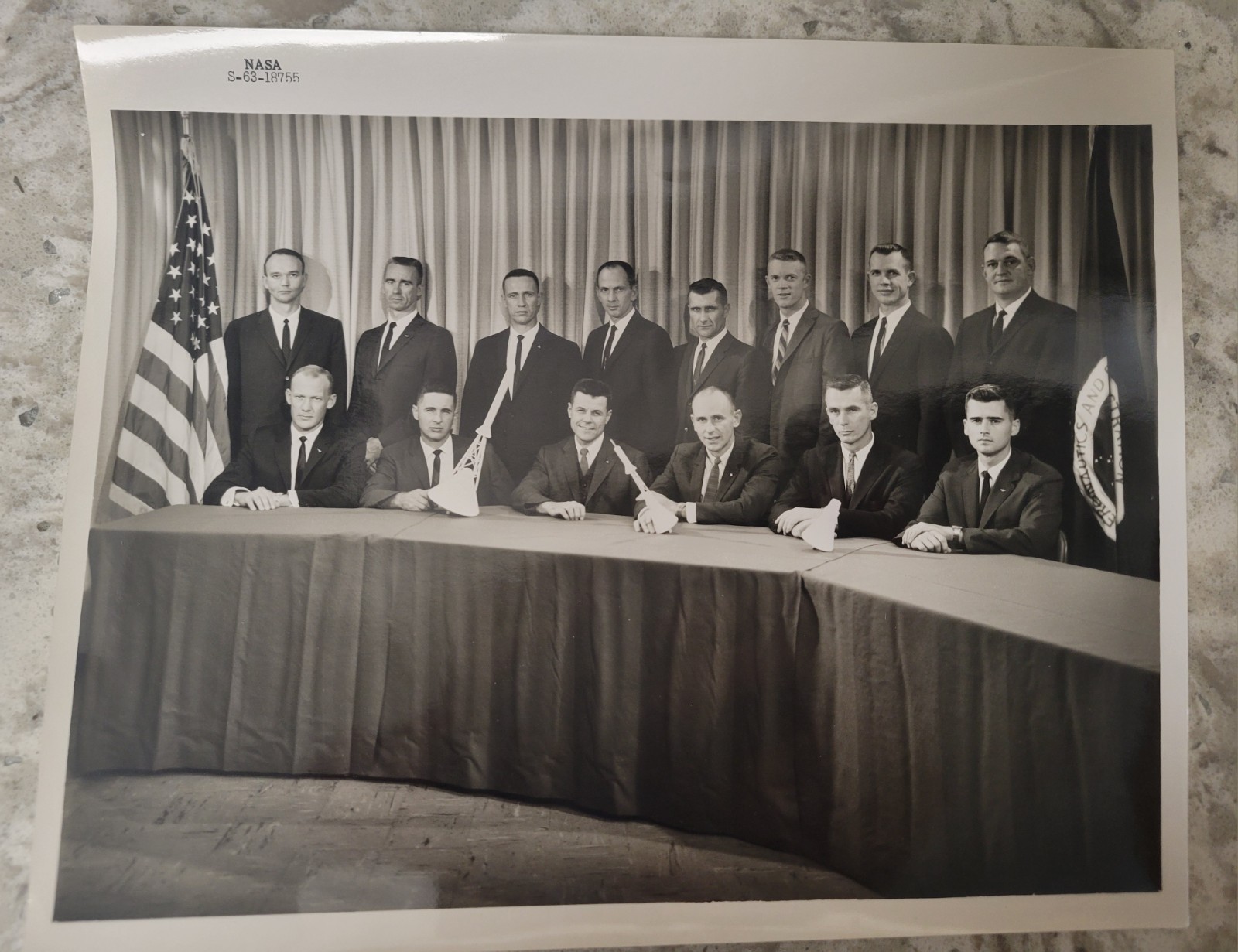 Vintage 1963 NASA Astronaut Group 3 Photo S-63-18755 Original NASA Press Photo