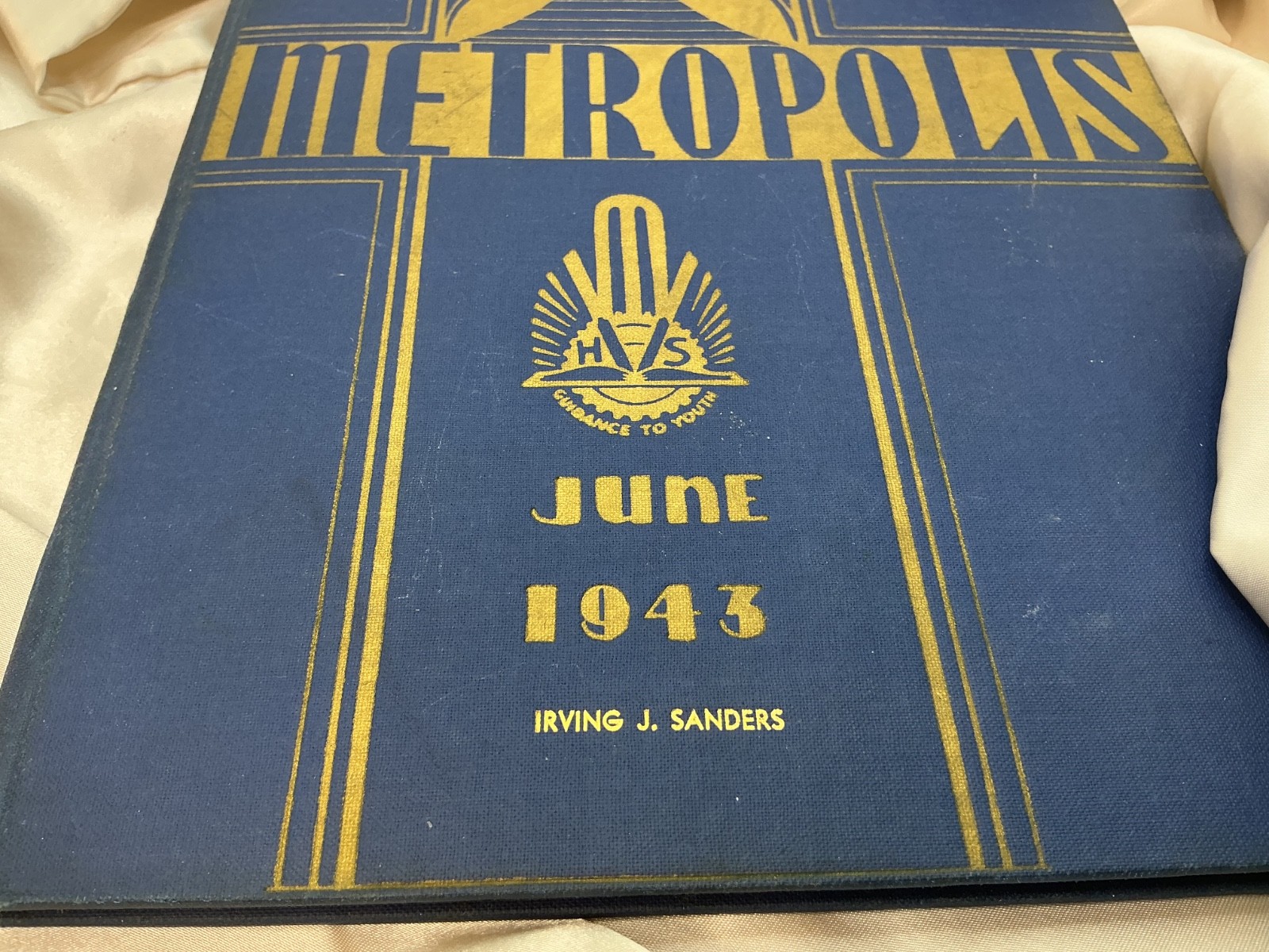METROPOLIS  VOCATIONAL HIGH SCHOOL NEW YORK YEARBOOK, June 1943 Irvin J. Sanders