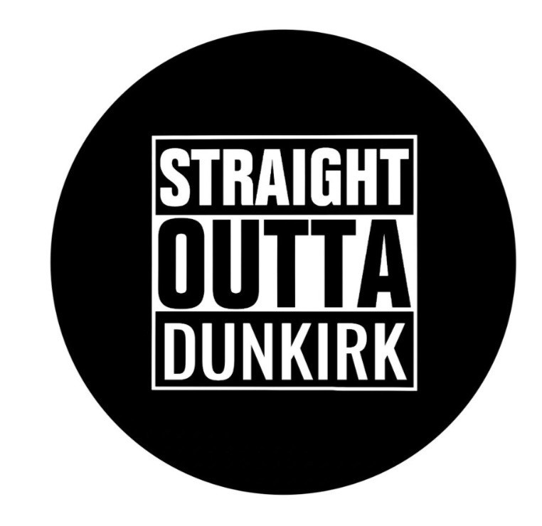 Straight Outta Dunkirk New York  2.25”  Pinback Button Pin Badge