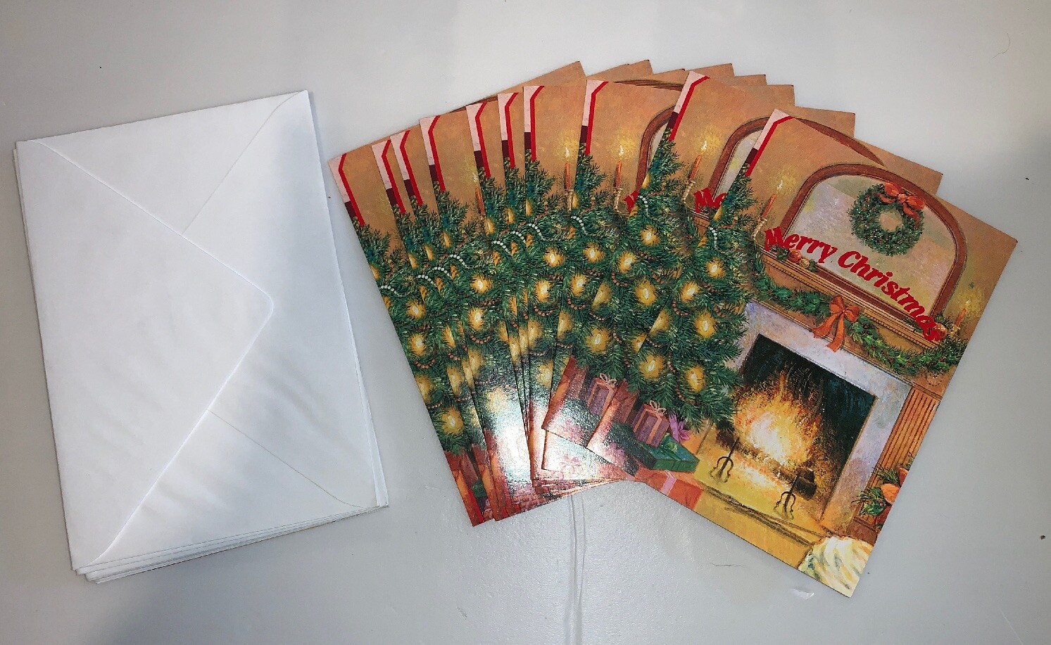 11 Vintage Gabrielle Christmas Greeting Cards Unused W/ Envelopes
