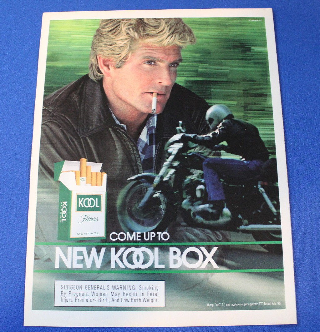 1986 Print Sales AD Advertisement Art Cigarette Tobacco \