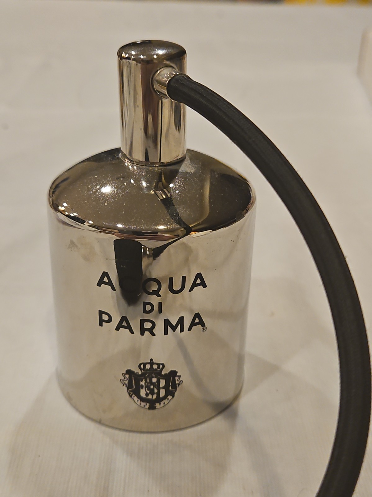 Acqua di Parma Colonia Refillable Metal Perfume Atomizer Vaporizer Vintage Acqua di Parma Colonia Refillable Metal Perfume Atomizer Vaporizer Vintage