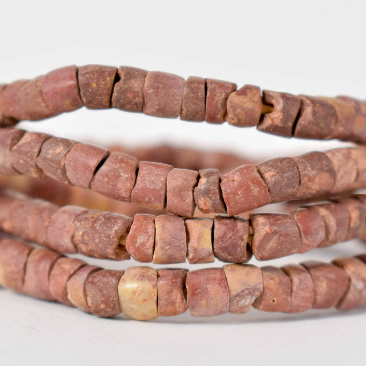 Bauxite Stone Beads Ghana