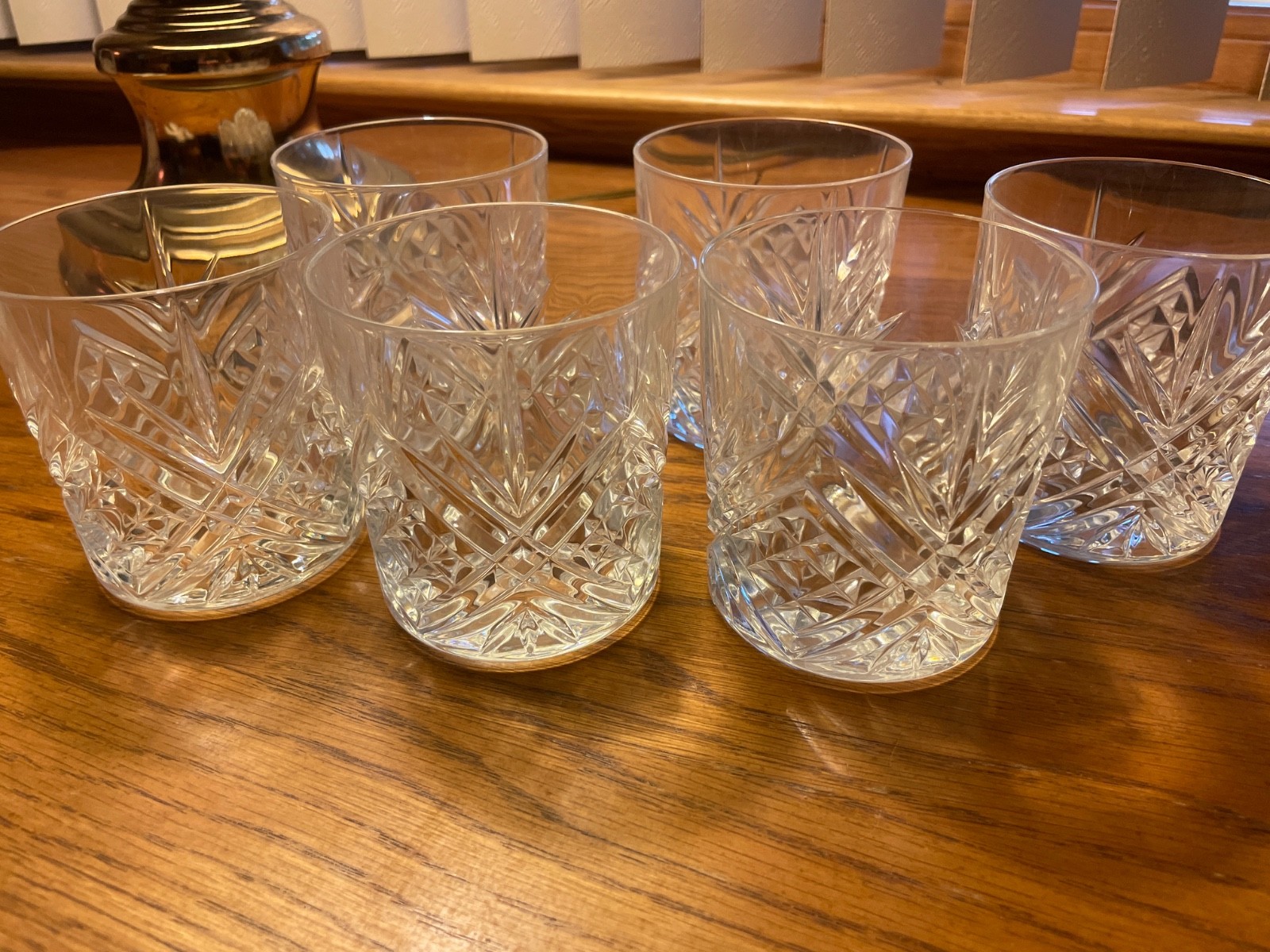 Cristal D'Arques - Durand On The Rocks Glass set of 6 Clear Cut Masquerade 8 oz