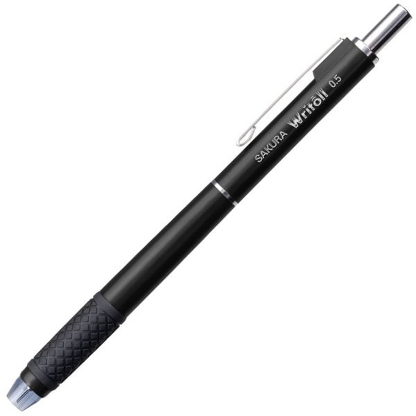 SAKURA Writoll Double Knock Mechanical Pencil Black 0.5mm NS505W#49