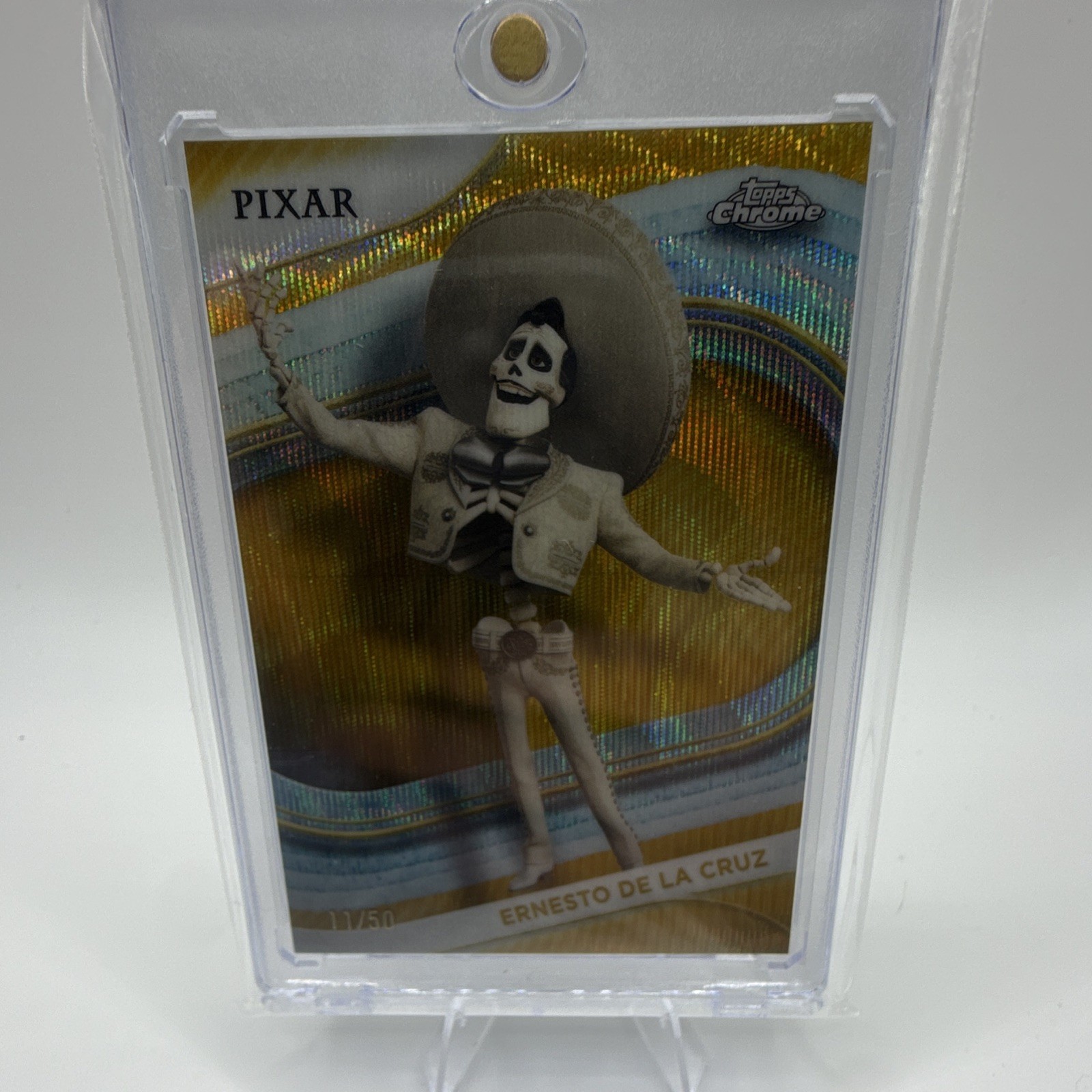 Topps Chrome Disney Pixar 2025 Ernesto De La Cruz #73 Serial Numbered /50