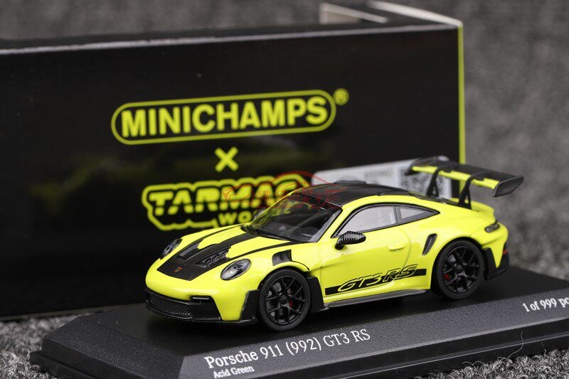 1:64 911 992 GT3RS Racing Green Metallic Diecast Alloy Model Car