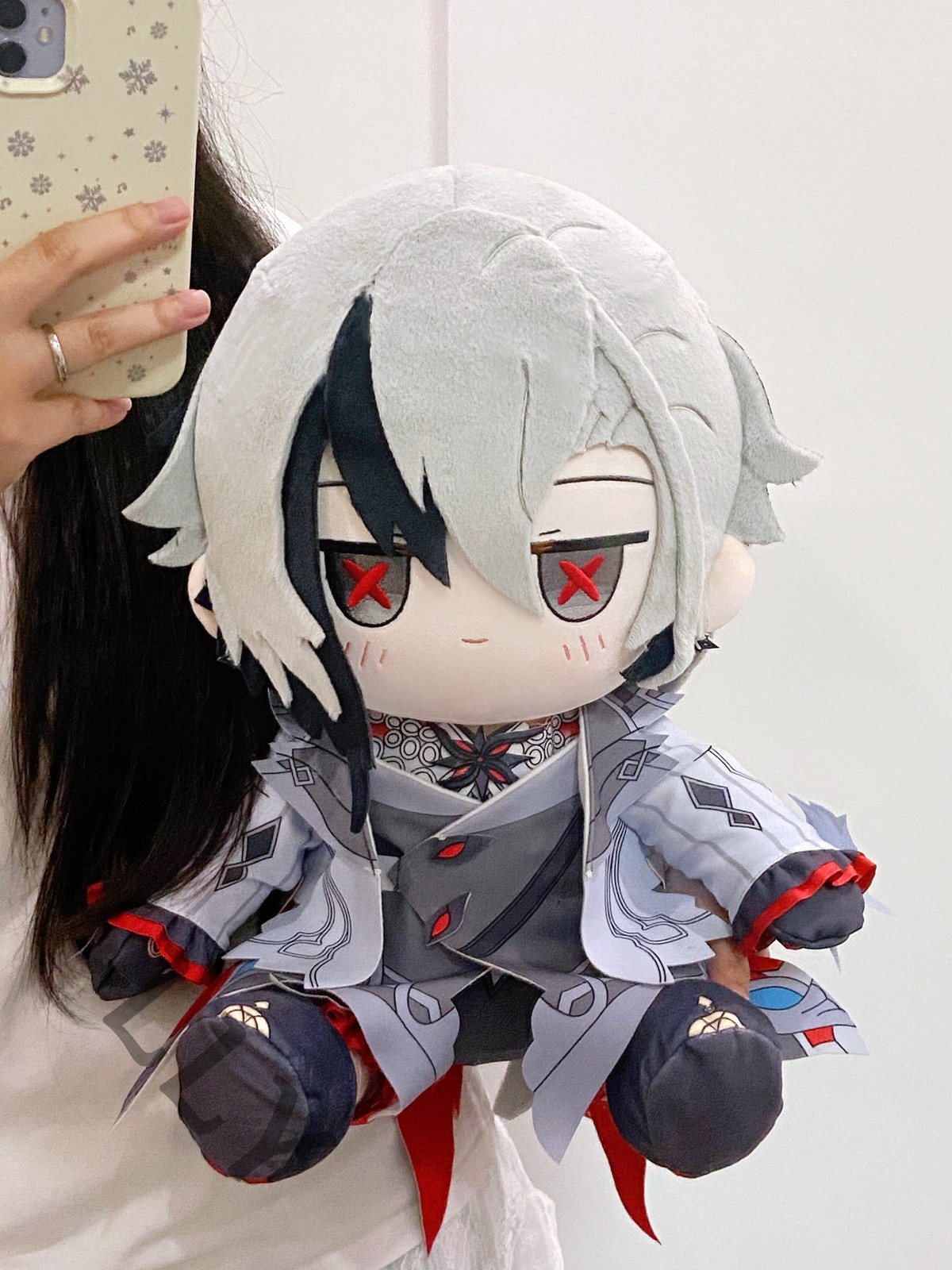 40cm Stuffed Toy Genshin Impact Arlecchino Cute Moppet Plush Doll Clothes Gift