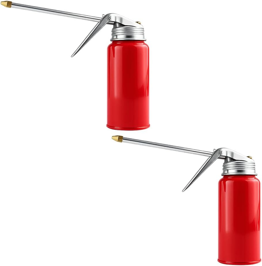 2PCS Car Oil Can Pump Oiler, 200ML Manual Vehicle Engine Motor Oil Spray Bottle 2PCS Car Oil Can Pump Oiler, 200ML Manual Vehicle Engine Motor Oil Spray Bottle