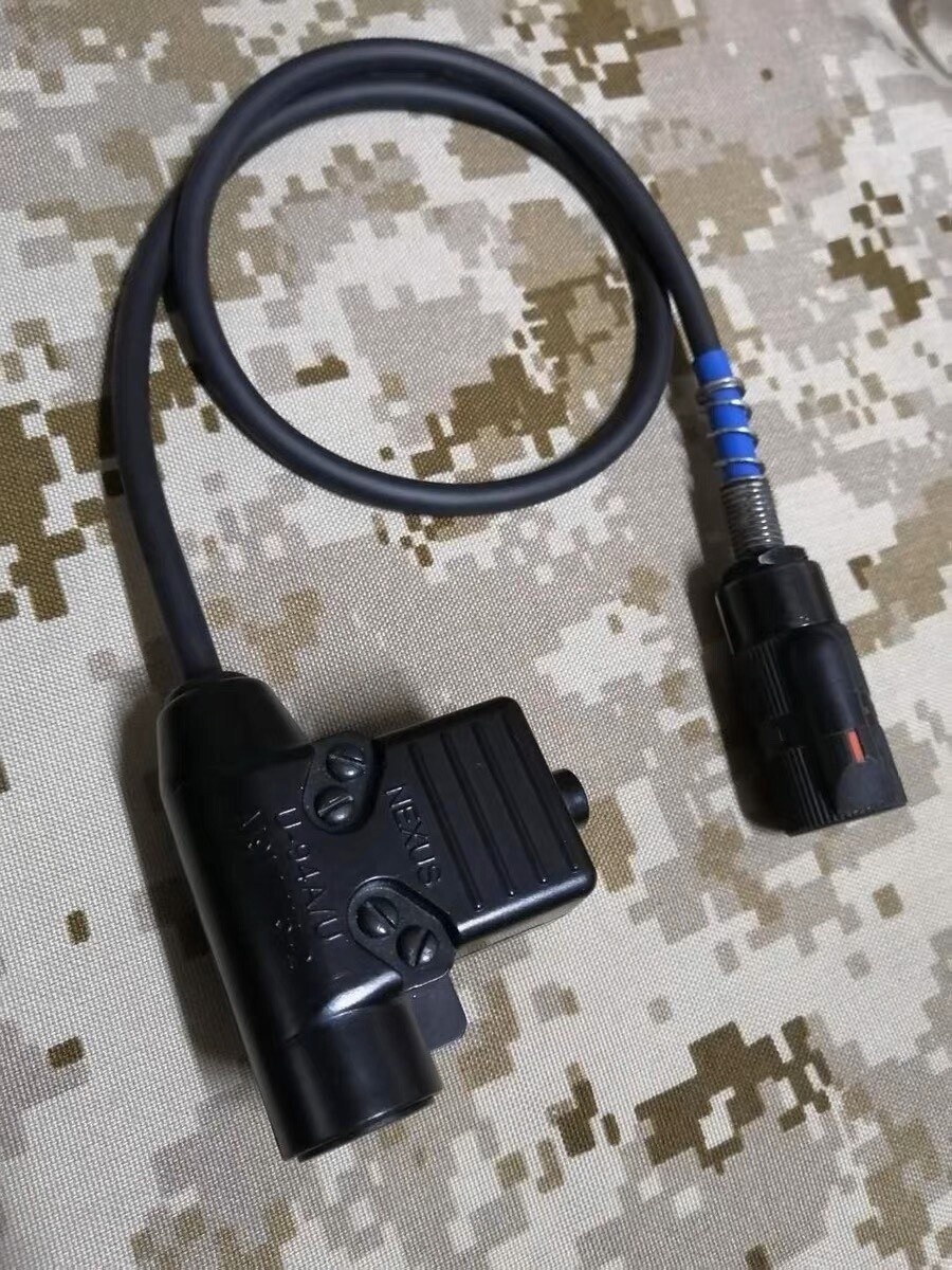 US！PELTOR TCA U94 PTT NEXUS Tactical 6Pin Adapter For PRC 152A 148 MBITR Radio
