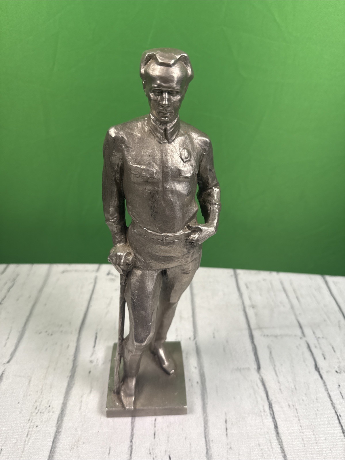 1976 Ukrainian Soviet Bust USSR Ostrovsky Figurine Metal revolutionary 11.5 In 1976 Ukrainian Soviet Bust USSR Ostrovsky Figurine Metal revolutionary 11.5 In