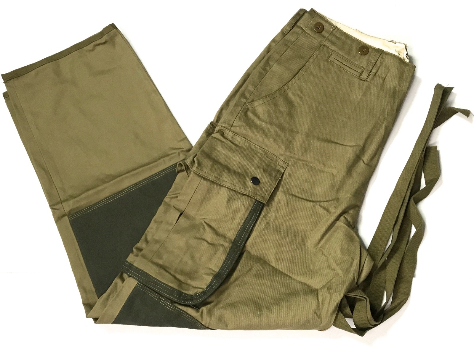  WWII US AIRBORNE PARATROOPER M42 REINFORCED JUMP TROUSERS-MEDIUM