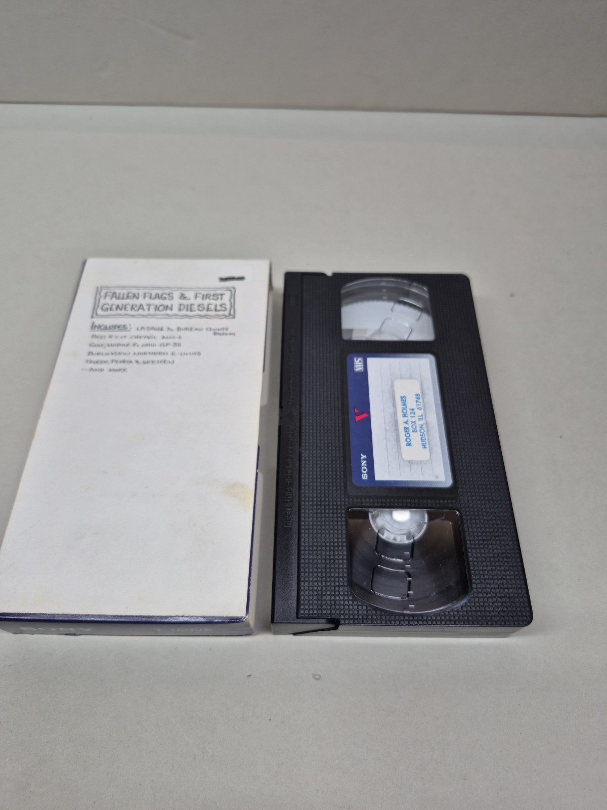 Fallen Flags & First Gen Diesels Roger Holmes Rare Htf Trains VHS Vtg Railroad