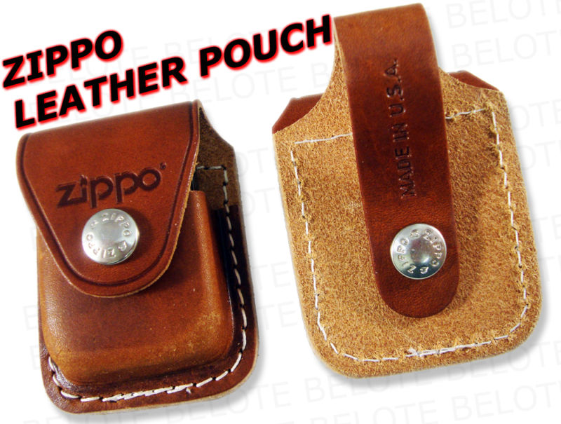Zippo Leather Pouch w/ Belt Loop BRN  LPLB ACCESSORIES