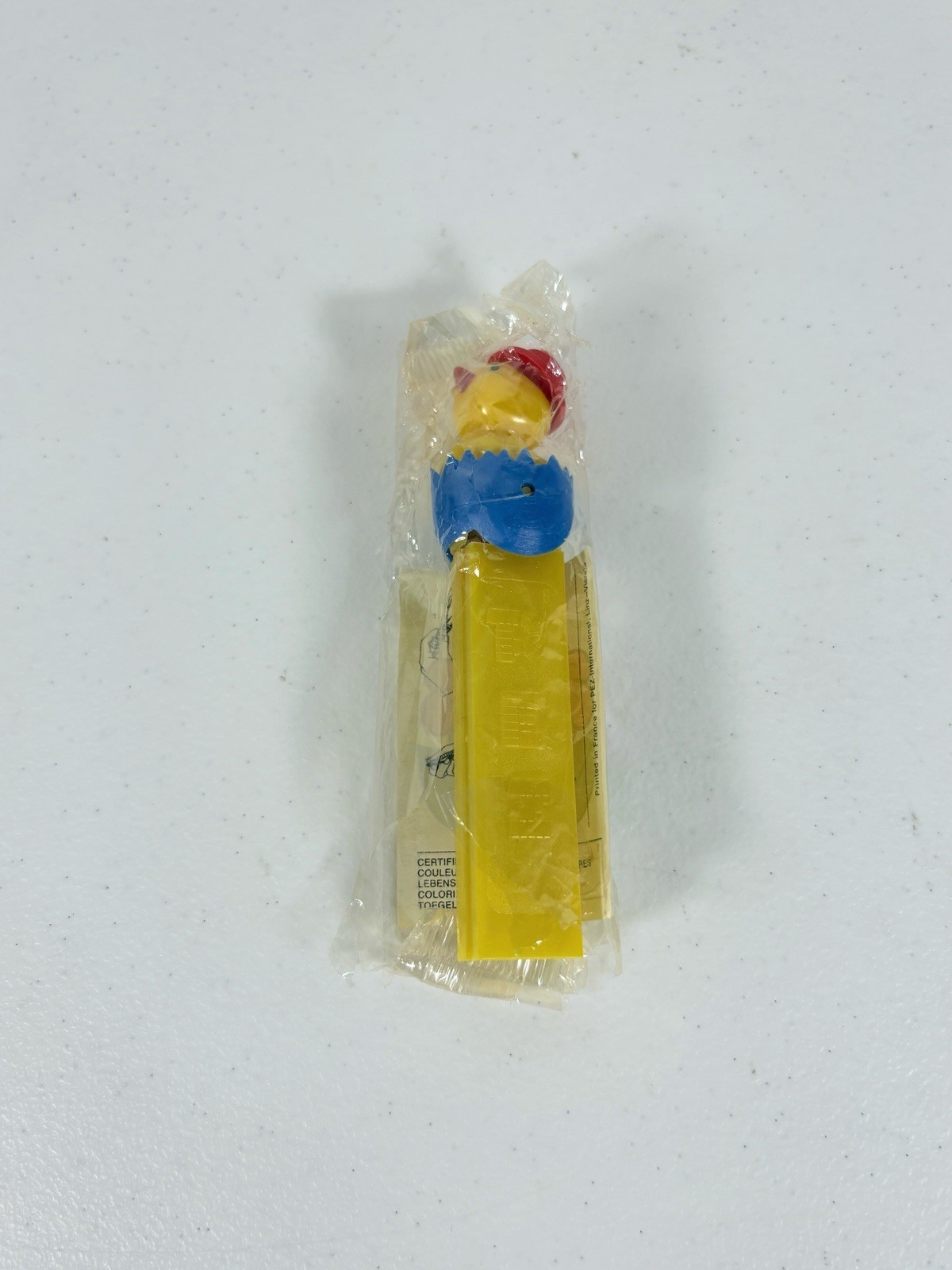 Vintage Pez No Feet Easter Chick W Egg Hat Dispenser No Patent Made In Austria