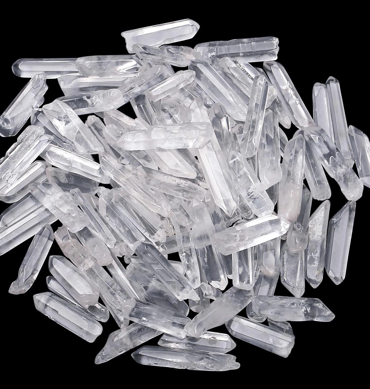 DUQGUHO Clear Quartz Crystals Points Bulk Healing Crystal 0.4-1.18\ DUQGUHO Clear Quartz Crystals Points Bulk Healing Crystal 0.4-1.18\