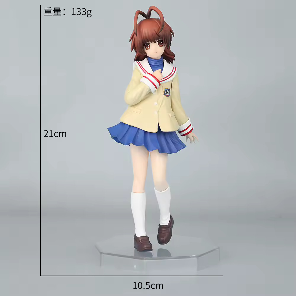 Clannad Nagisa Furukawa PVC Anime Figure Beautiful Girl Collectible Model Decor 
