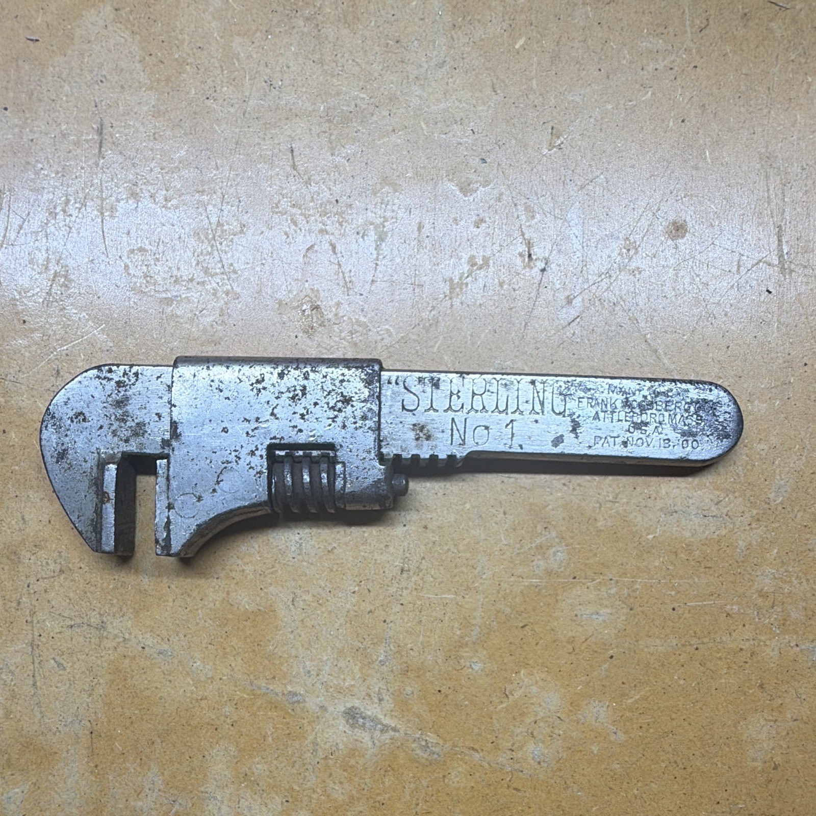 VINTAGE Sterling No. 1 Adjustable Wrench - Vintage \