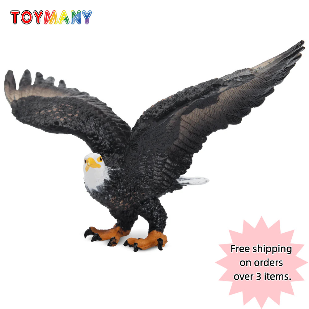 Toymany Mini Eagle Figurine Toy - Small Size