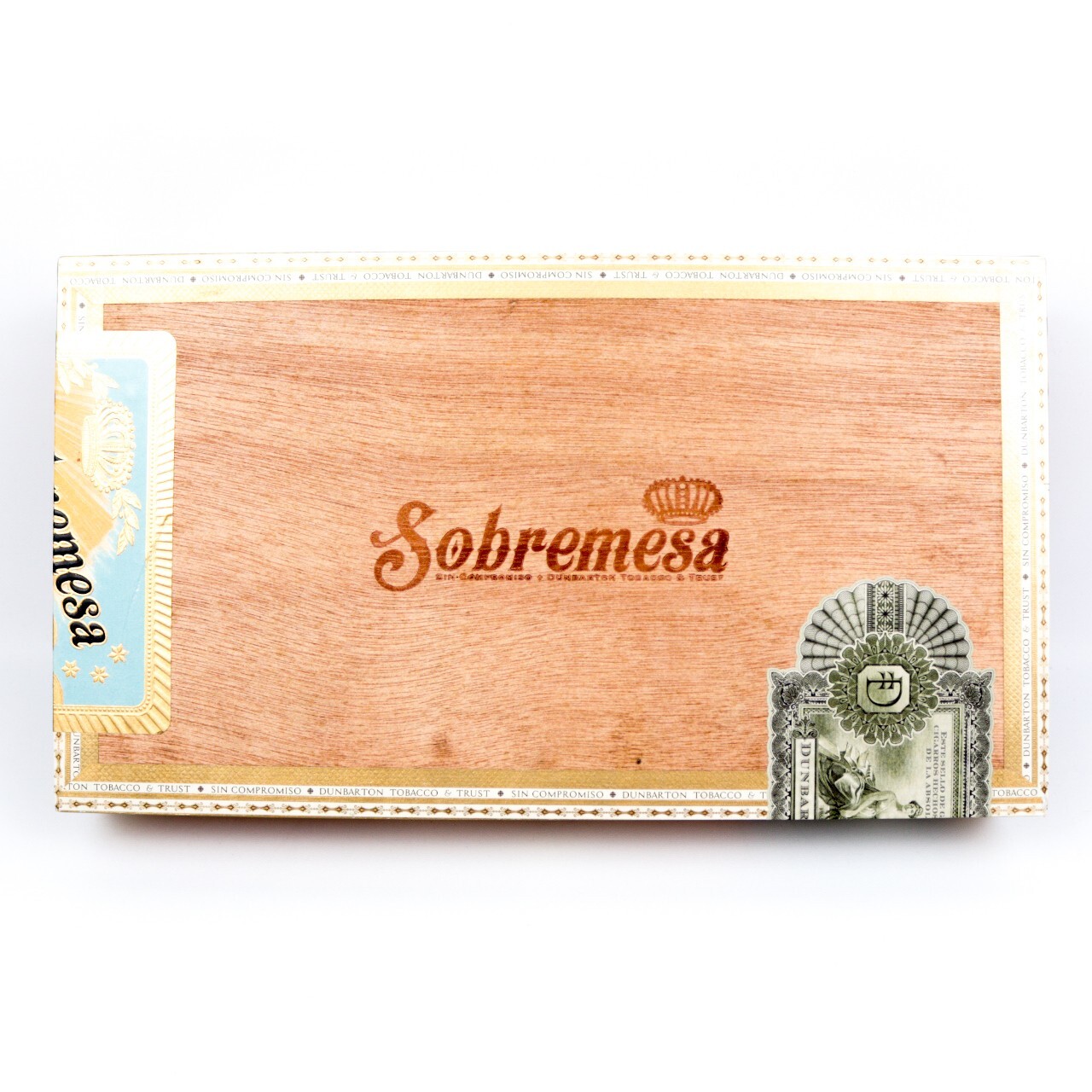 Sobremesa Brulee Robusto Empty Wood Cigar Box 11.75\