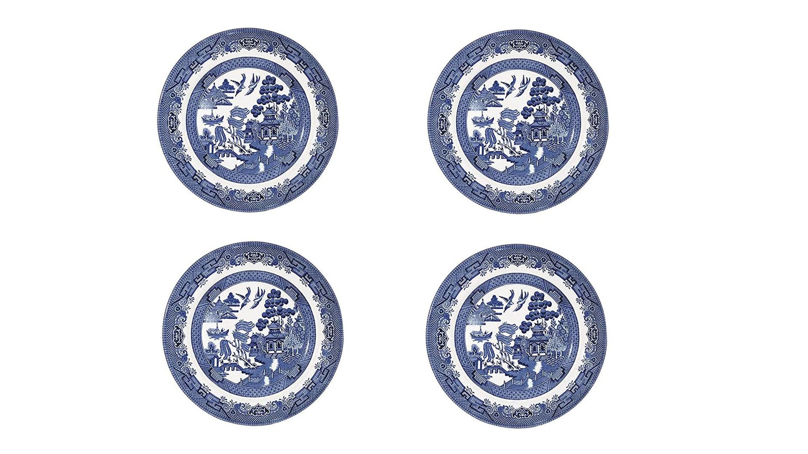 Churchill Blue Willow Salad Plate 8\