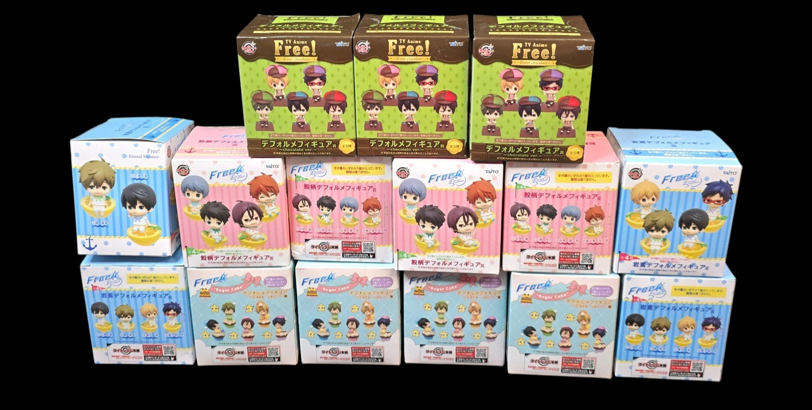Taito Free -Eternal Summer-: Iwatobi Swim Club lot 15 figs Taito Free -Eternal Summer-: Iwatobi Swim Club lot 15 figs