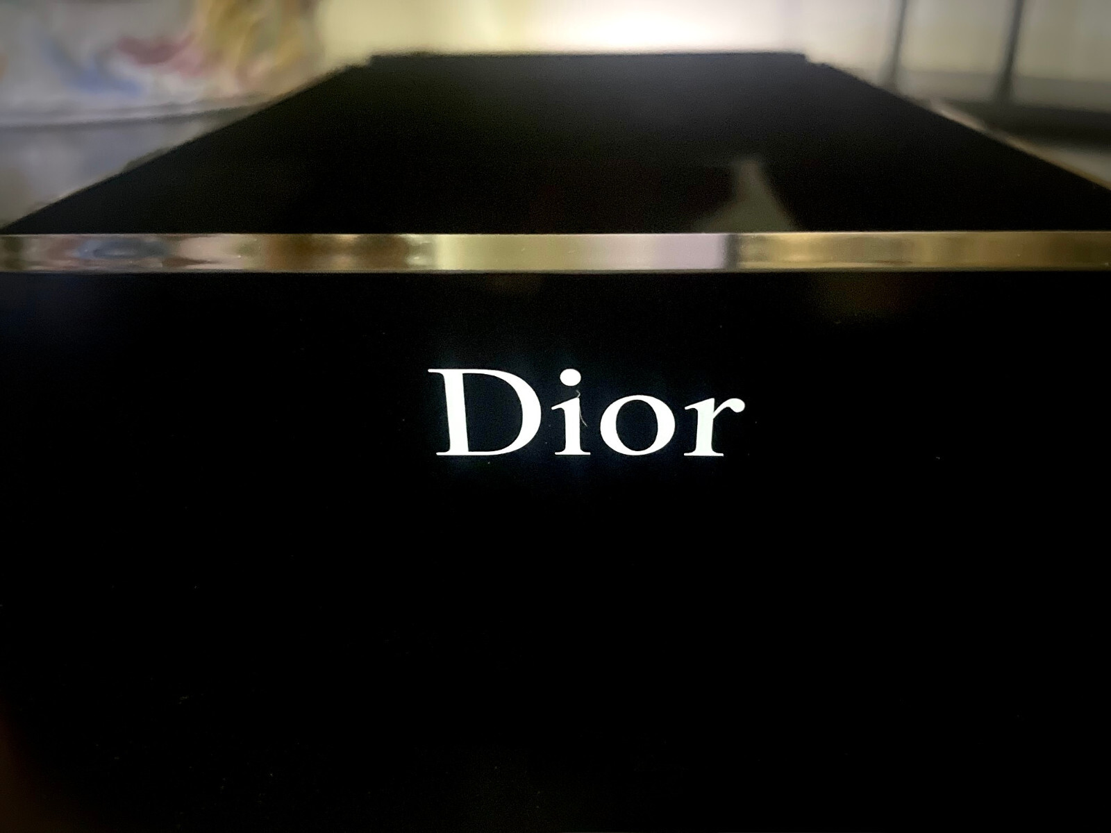 NEW Authentic CHRISTIAN DIOR Black Lacquer Pull Out Display TRAY 9\