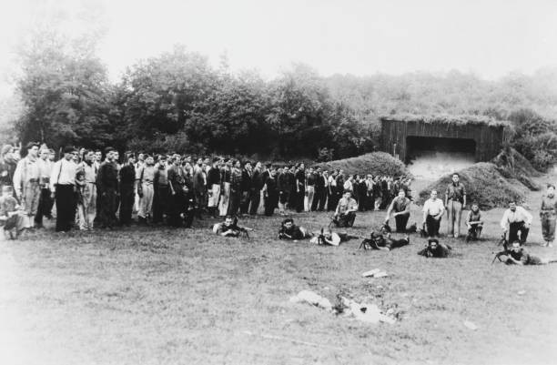 World War Ii French Resistants Maquis In France On Forties Old Photo 1