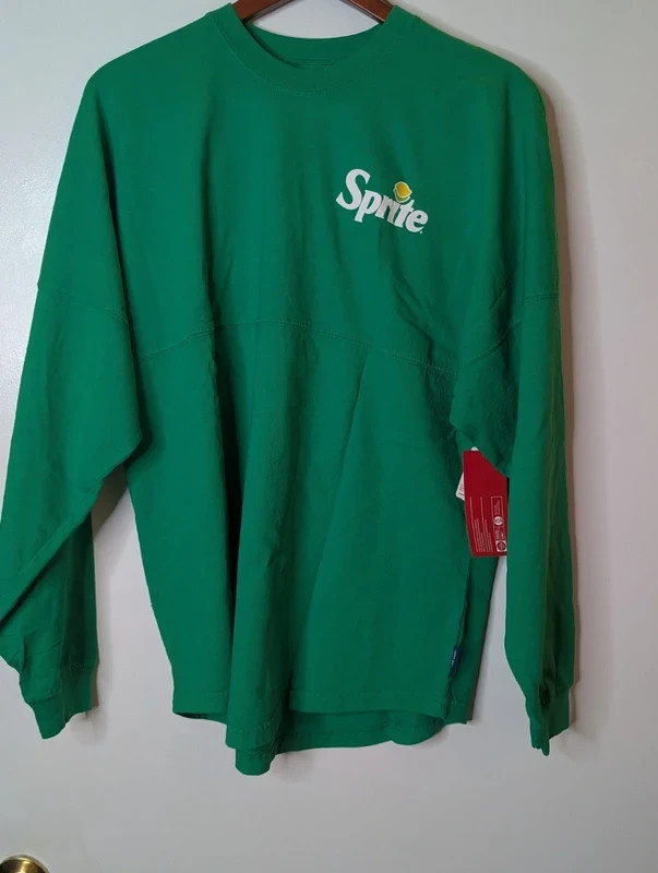 Spirit Jersey Sprite Coca-Cola Green Long Sleeve Shirt Size Small Spirit Jersey Sprite Coca-Cola Green Long Sleeve Shirt Size Small
