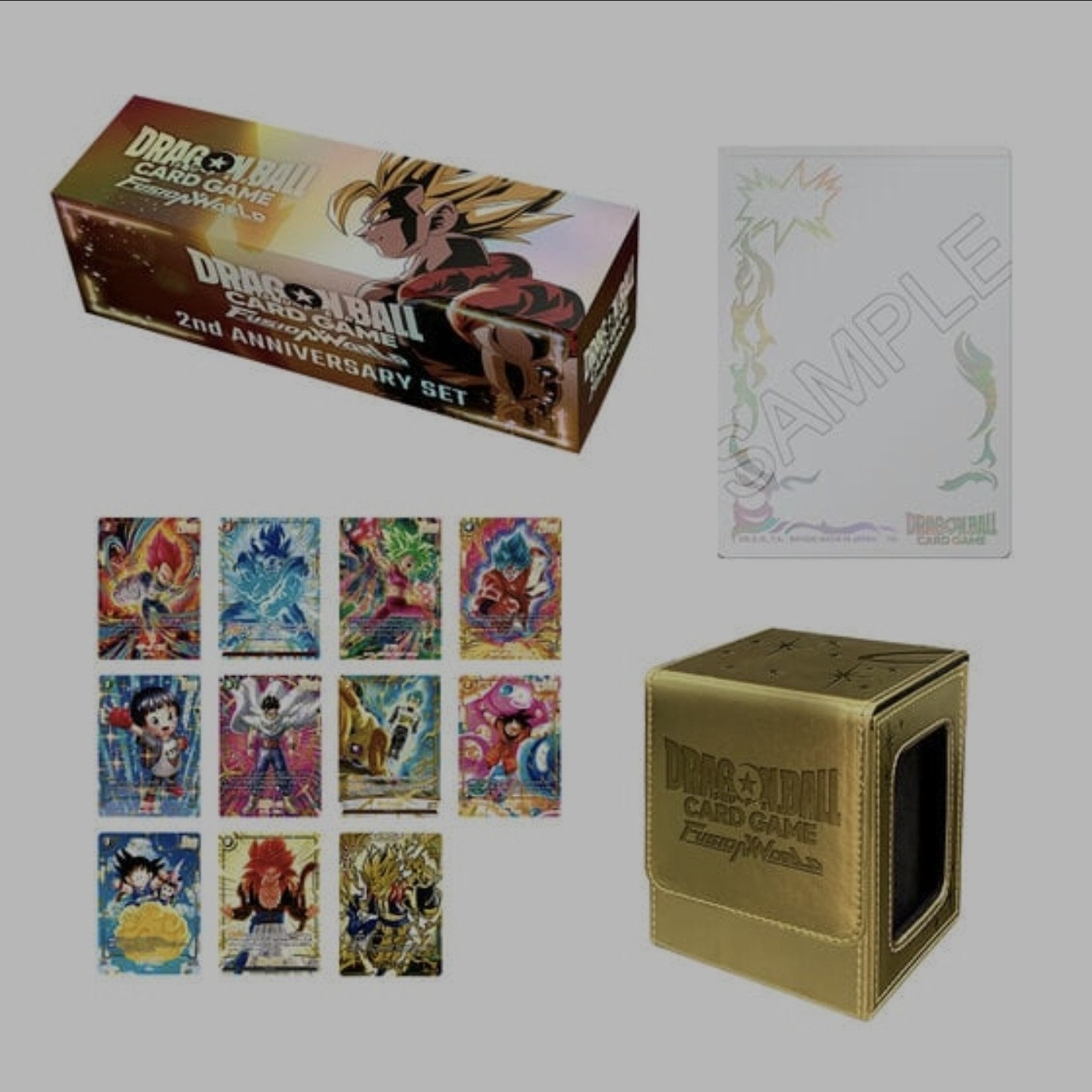 Fusion World 2nd Anniversary Set Japanese UK Seller In Hand Sealed Dragon Ball Fusion World 2nd Anniversary Set Japanese UK Seller In Hand Sealed Dragon Ball