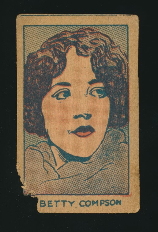 1926-27 W512 Actor/Actress Strip Cards #NNO BETTY COMPSON