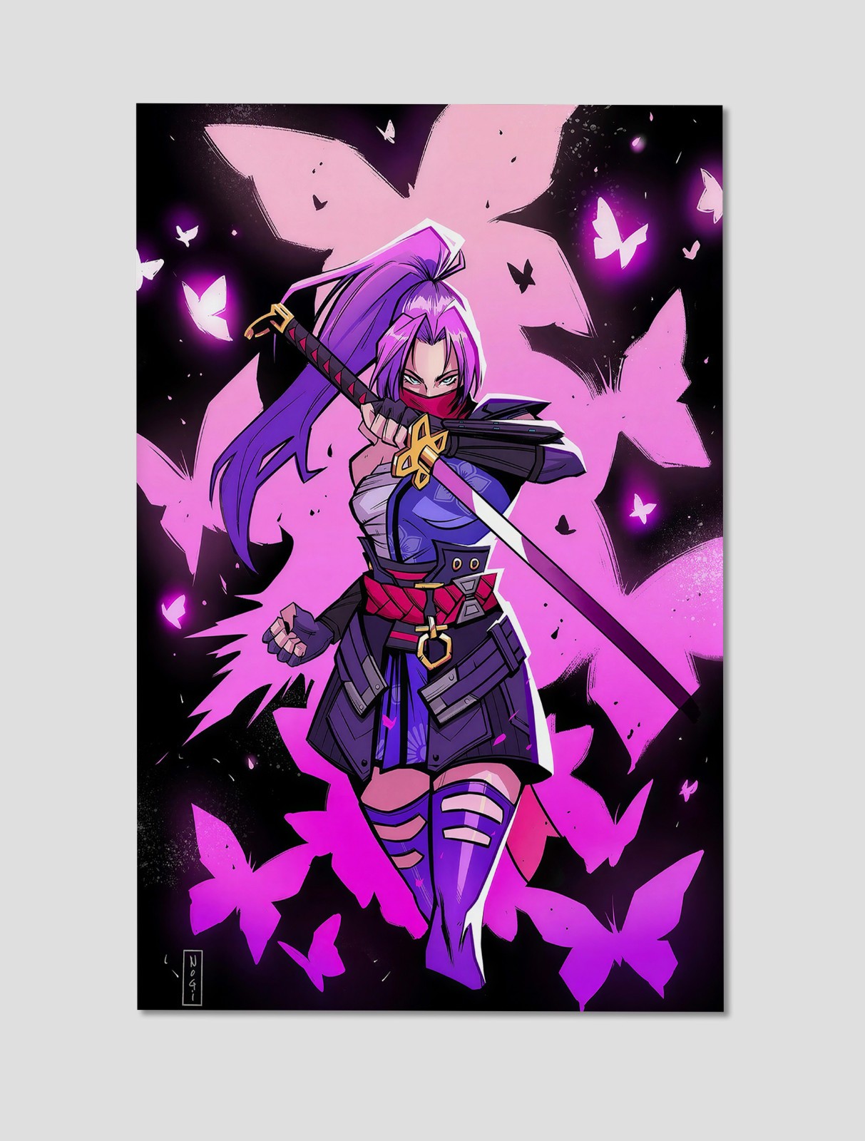 Psylocke X-Men Mutant Ninja Premium Giclee Print Poster 11