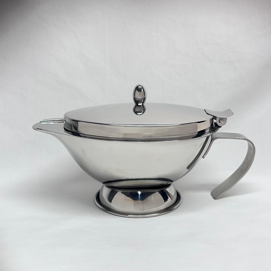 Gravy - Syrup - Sauce Server Pancakes Glossy Stainless Steel 4