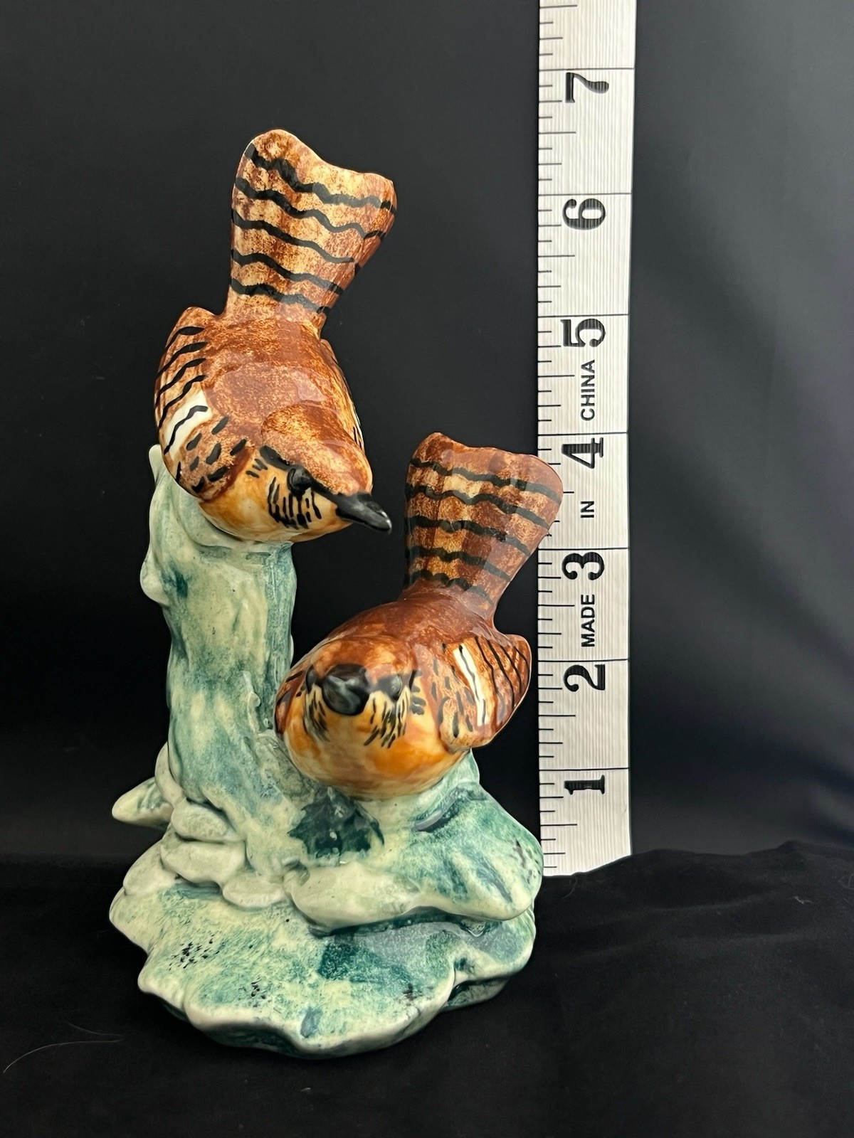 Stangl Pottery Twin Birds On A Branch 6 1/2” Tall