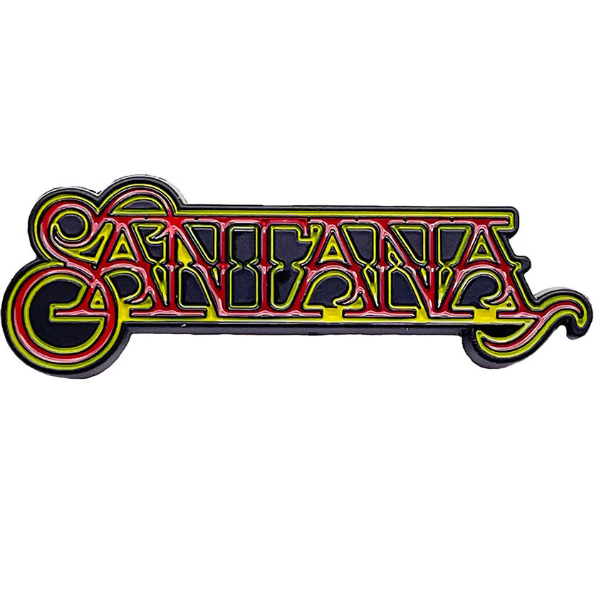 Embossed Enamel Lapel Pin Badge - Santana Logo Icon Symbol NEW Embossed Enamel Lapel Pin Badge - Santana Logo Icon Symbol NEW