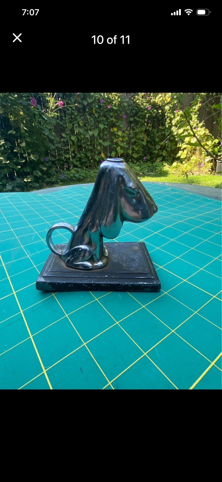 Vintage 1935 Ronson Hound Dog Striker Lighter. Art Metal Works USA