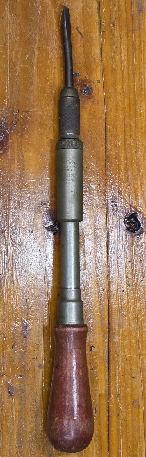 Vintage North Bros. Yankee No. 30 Screwdriver Push Drill