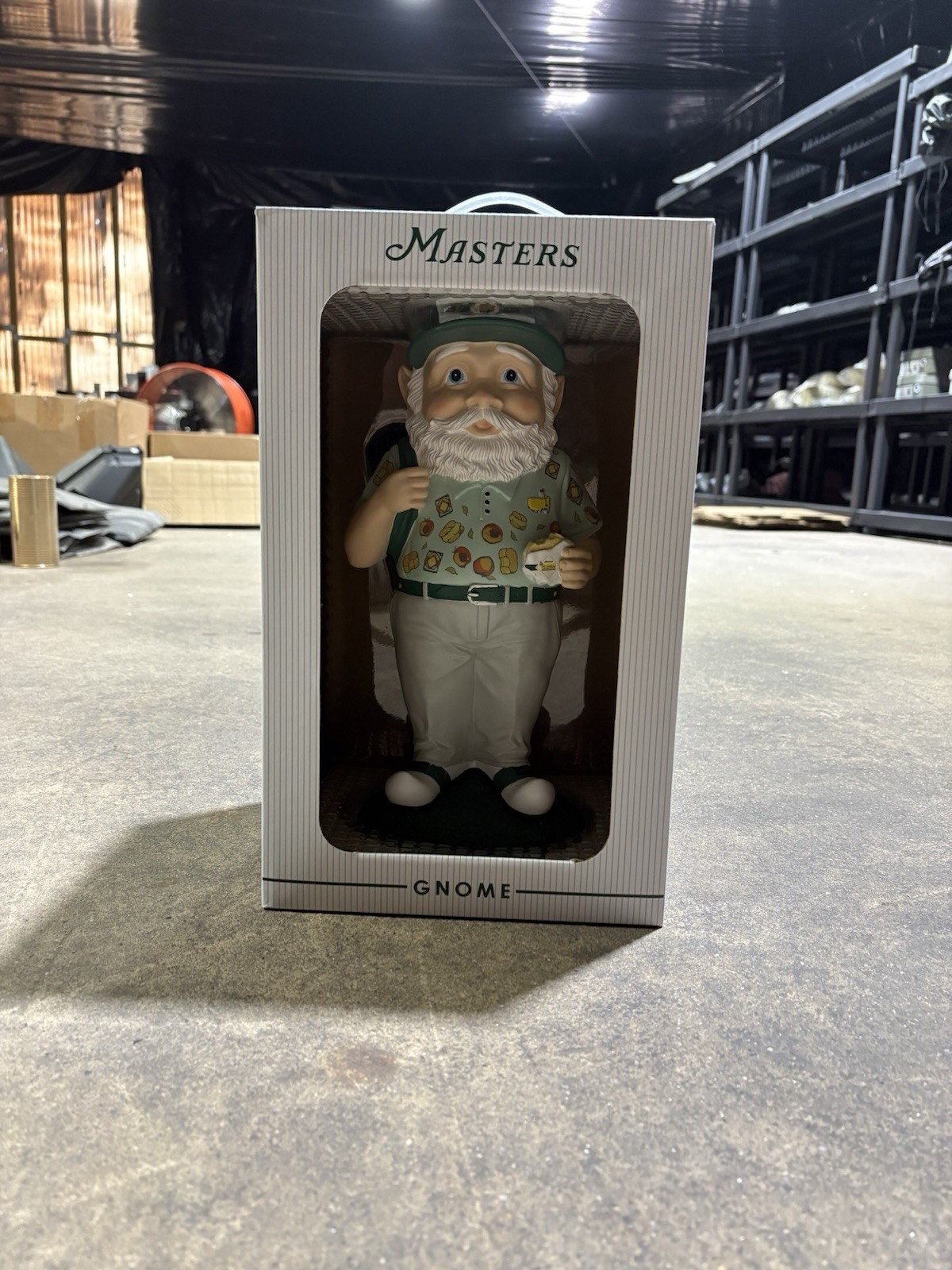 Masters Gnome Figurine Painted Resin Garden Collectible, Boxed