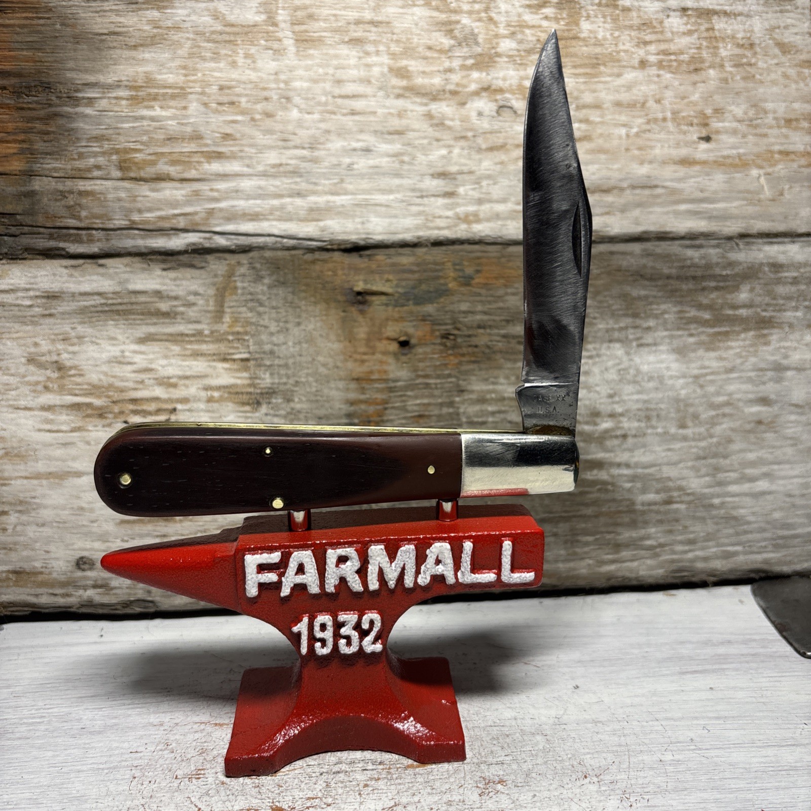 Case XX 1975 Grand Daddy Barlow 6143 Pocket Knife - 5 Dot - Delrin Handle -