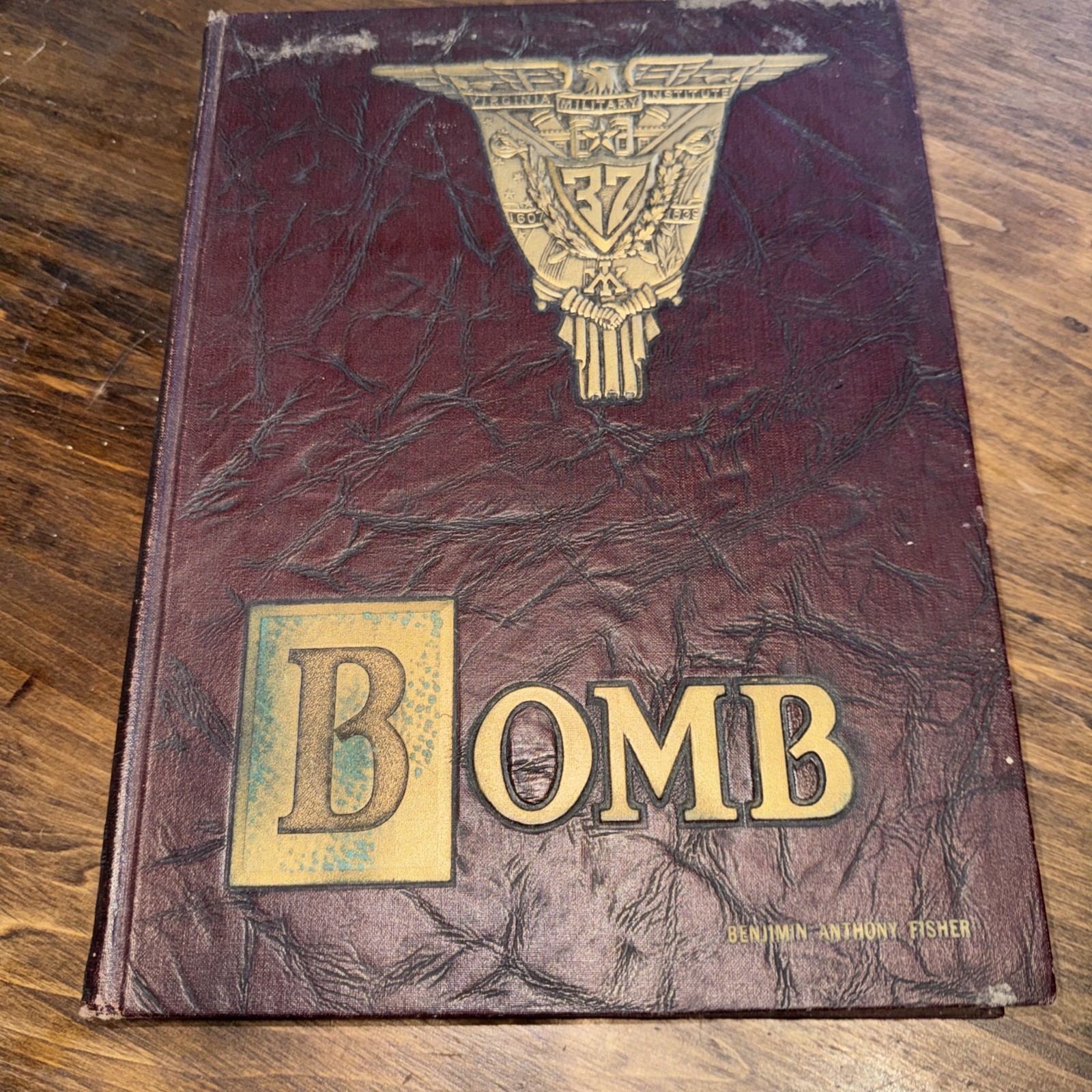 Vintage The Bomb Virginia Military Institute In 1937 Yearbook