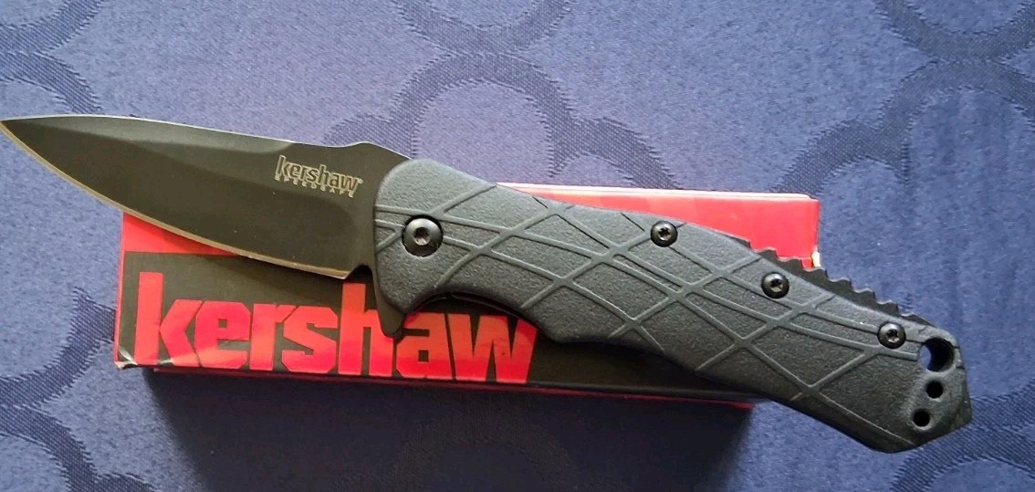 *NEW*🔥 KERSHAW RJ Tactical (1987) FoldingKnife w/ 8CR13MOV Blade & GFN Handle 