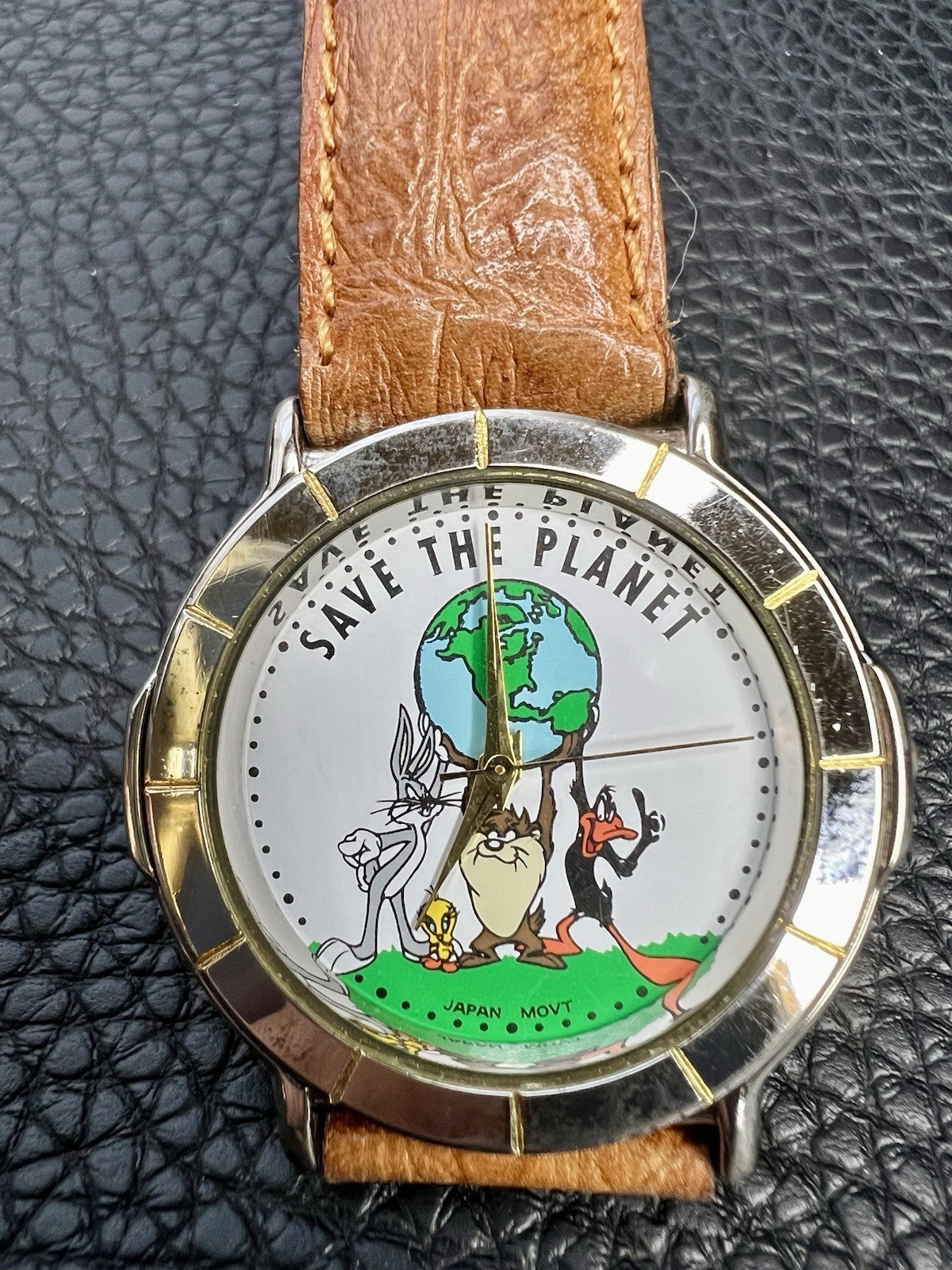 Rare Vtg 1992 Warner Bros By Pedre Save The Planet Watch Looney Tunes Works