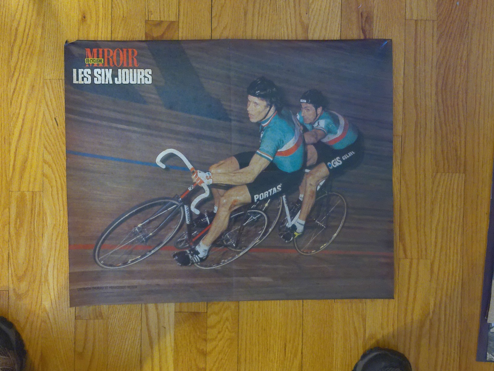 Vintage Moser/Thurau Six Day Bicycle Racing Poster
