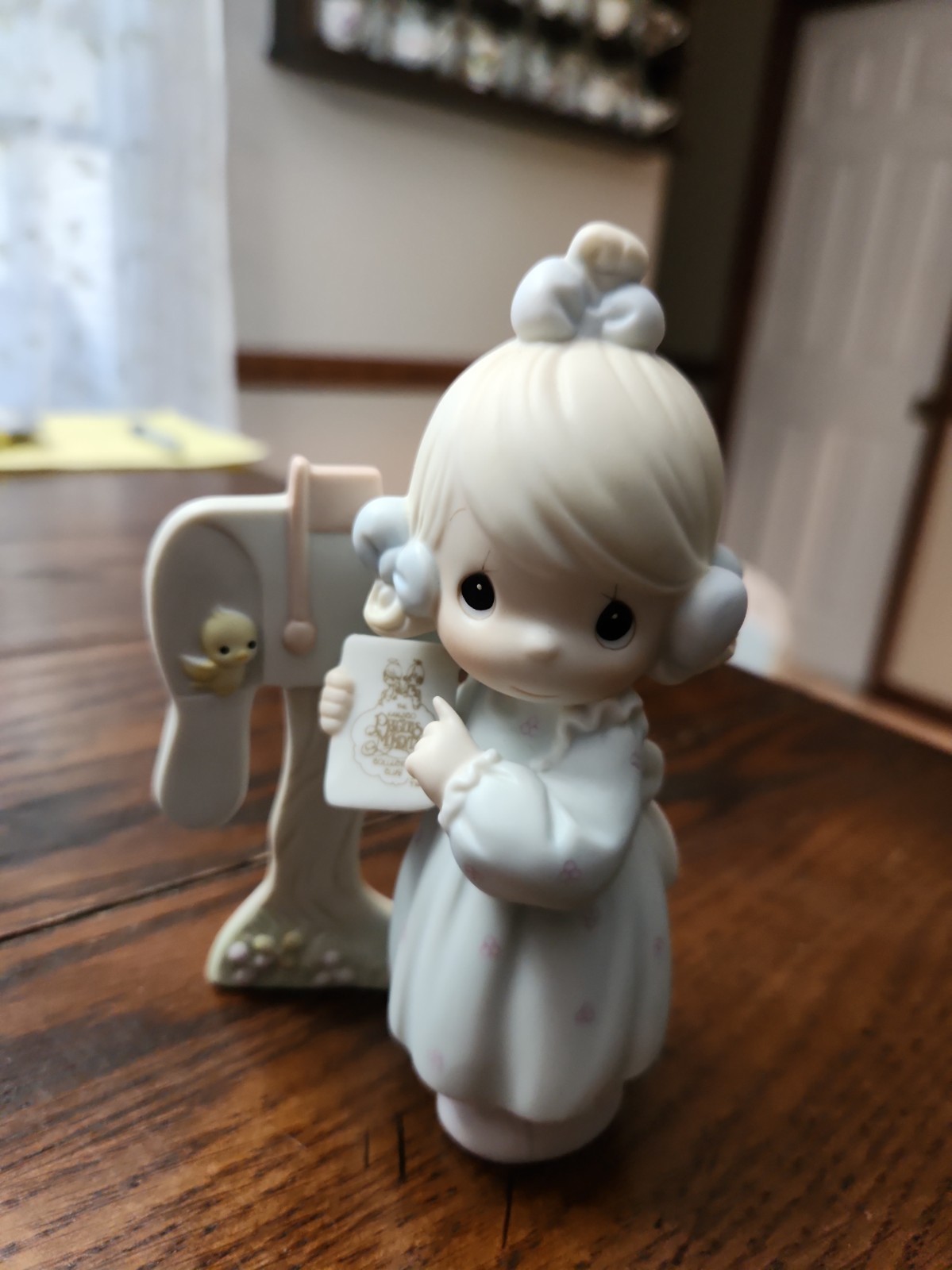 Enesco Precious Moments Figurine Sharing The Good News Together 1990 C0011 Enesco Precious Moments Figurine Sharing The Good News Together 1990 C0011