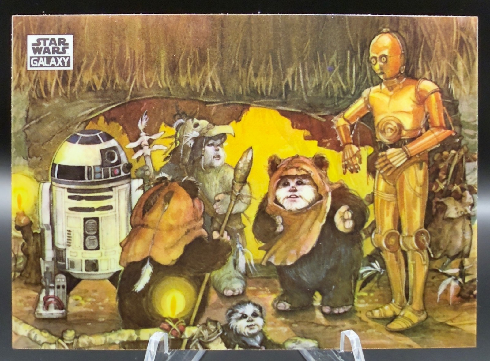 The Ewoks Join the Fight 2025 Topps Chrome Star Wars Galaxy Card #28
