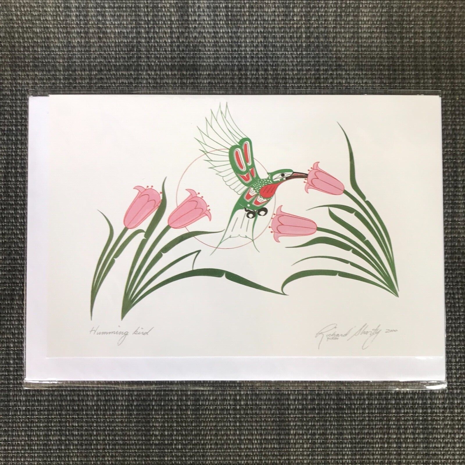 Humming Bird - New Richard Shorty Native Design 6\