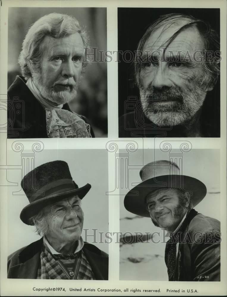1974 Press Photo Cast of the movie 1974 Press Photo Cast of the movie